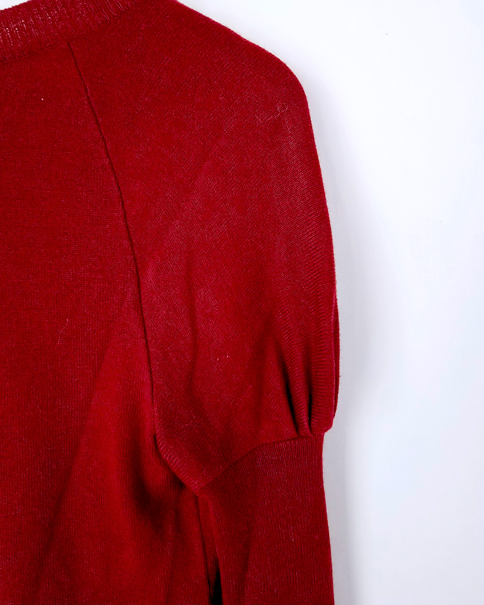 Pull double sens bordeaux