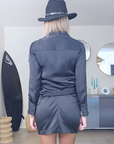 Jupe satinée