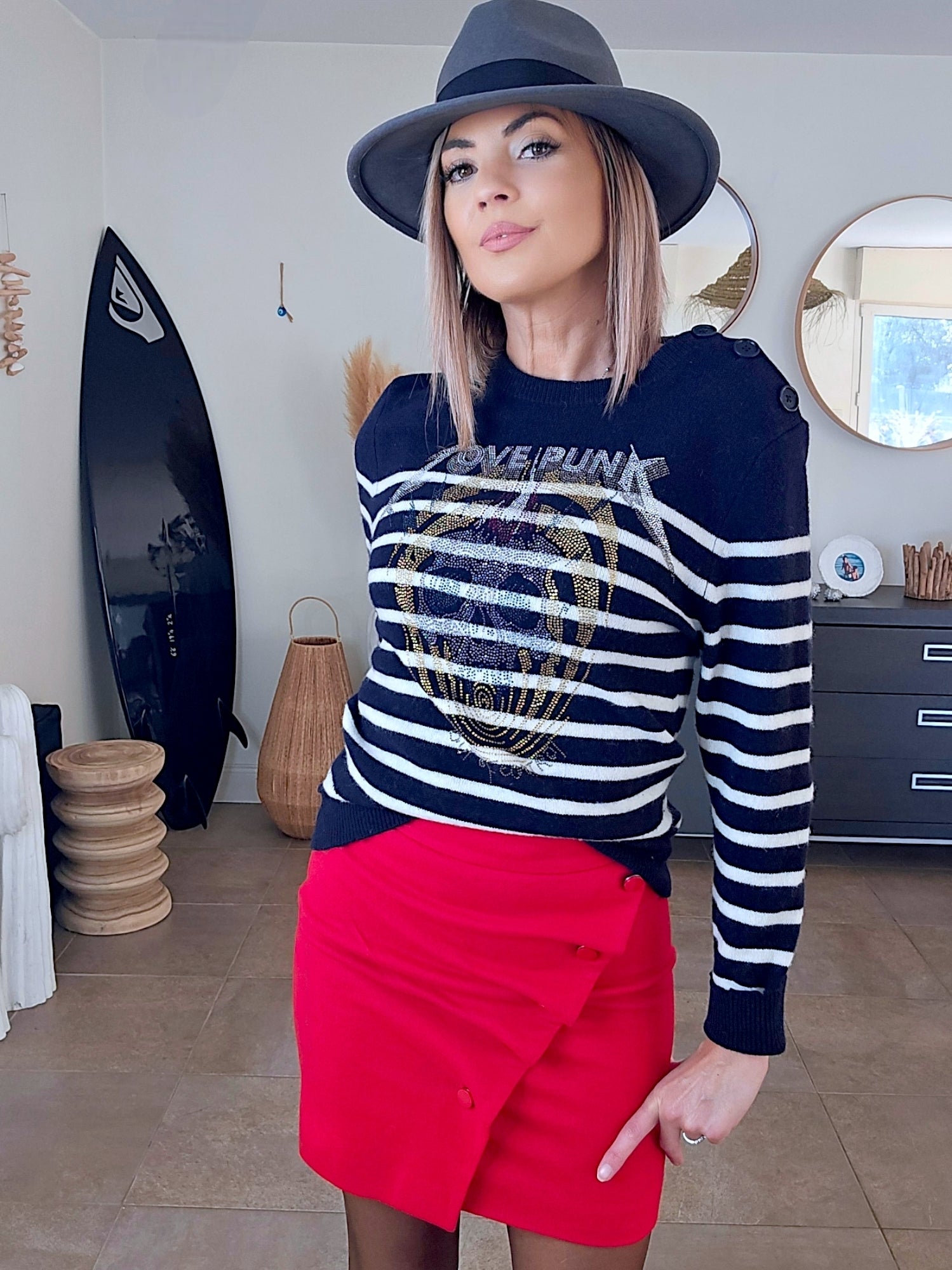 Pull marin love punk