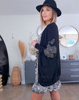 Gilet noir coudières