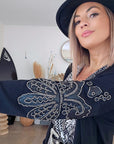 Gilet noir coudières