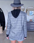 Veste star à tag coupe boy