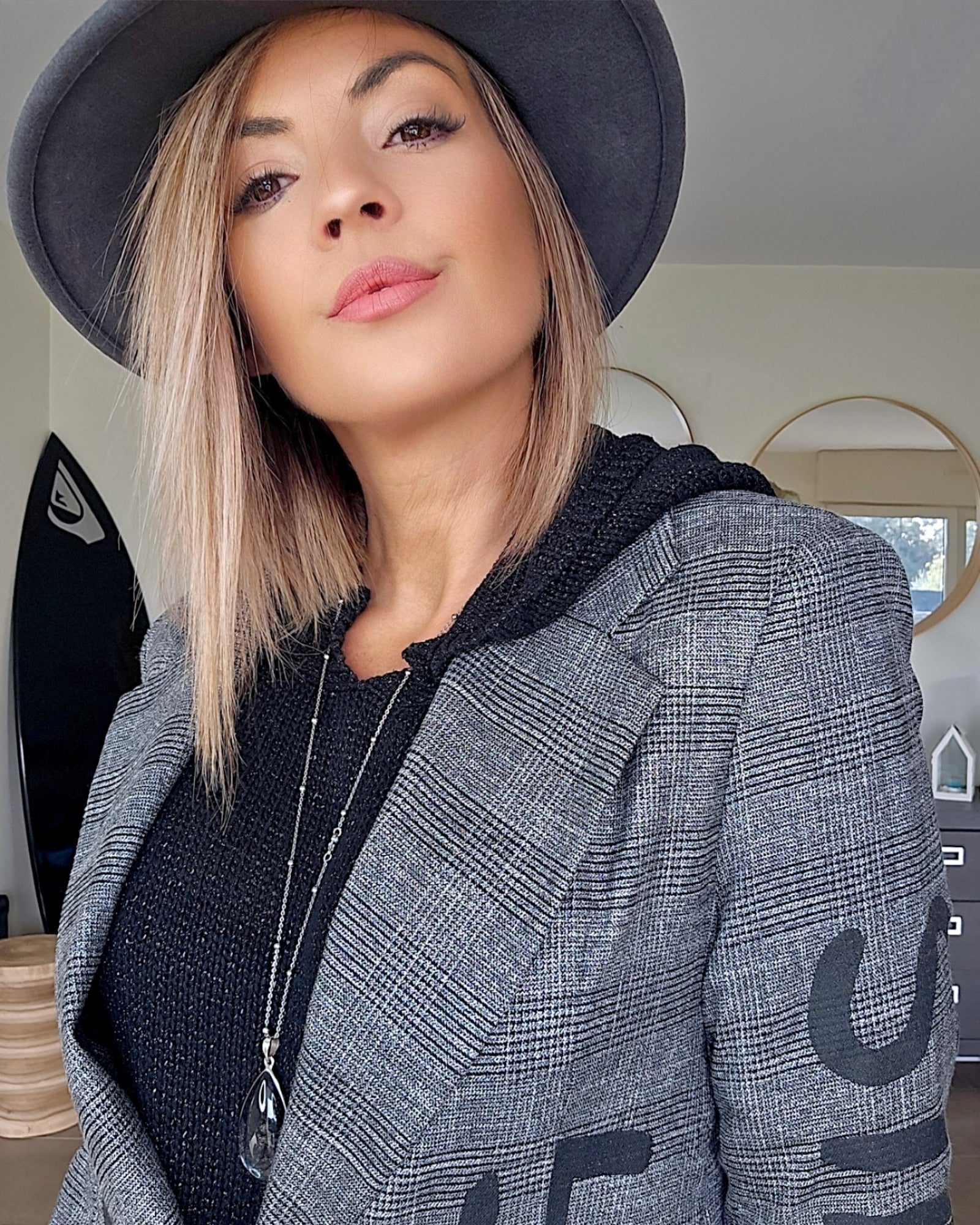 Veste star à tag coupe boy