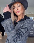 Veste star à tag coupe boy