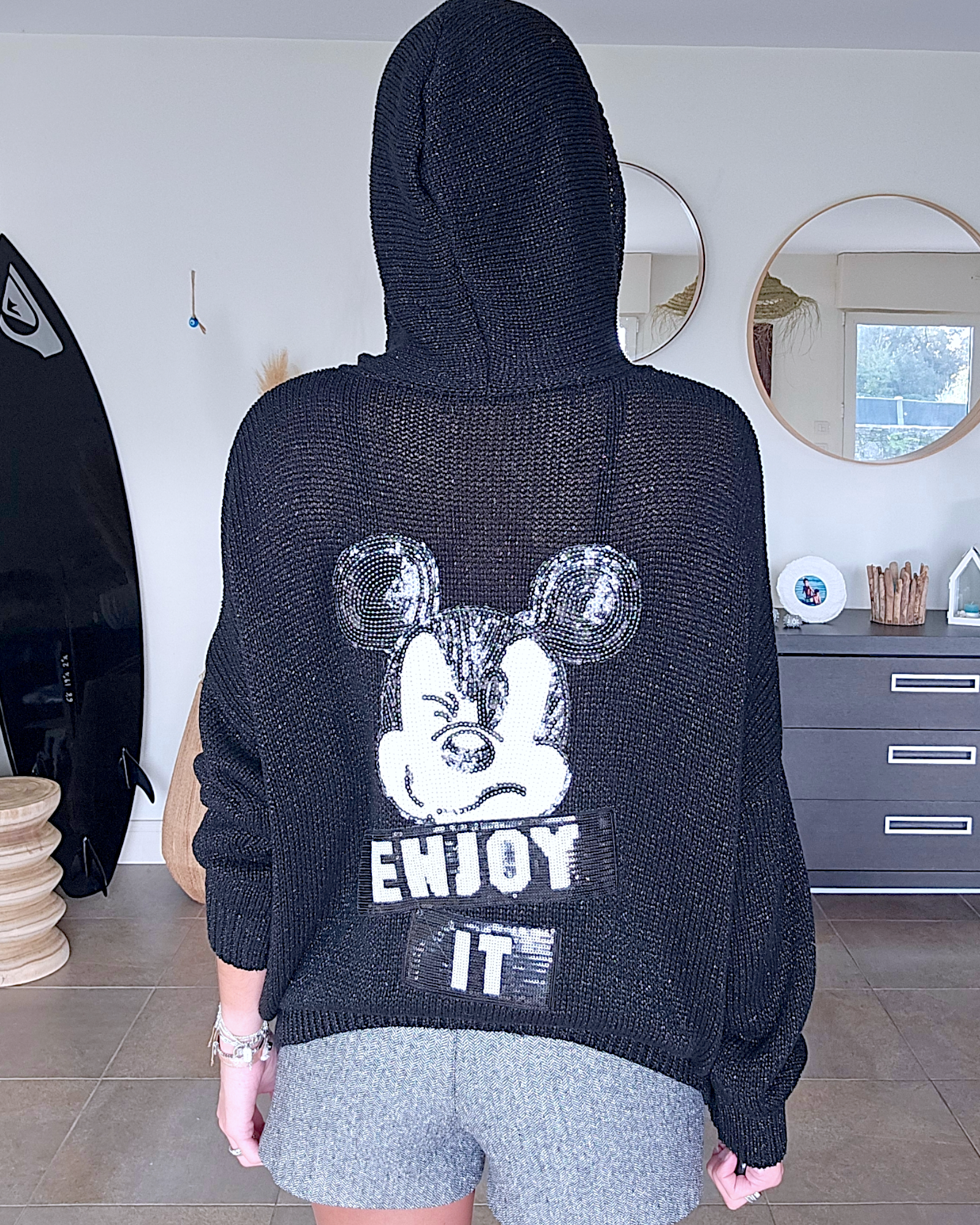 Pull à capuche enjoy