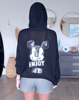 Pull à capuche enjoy