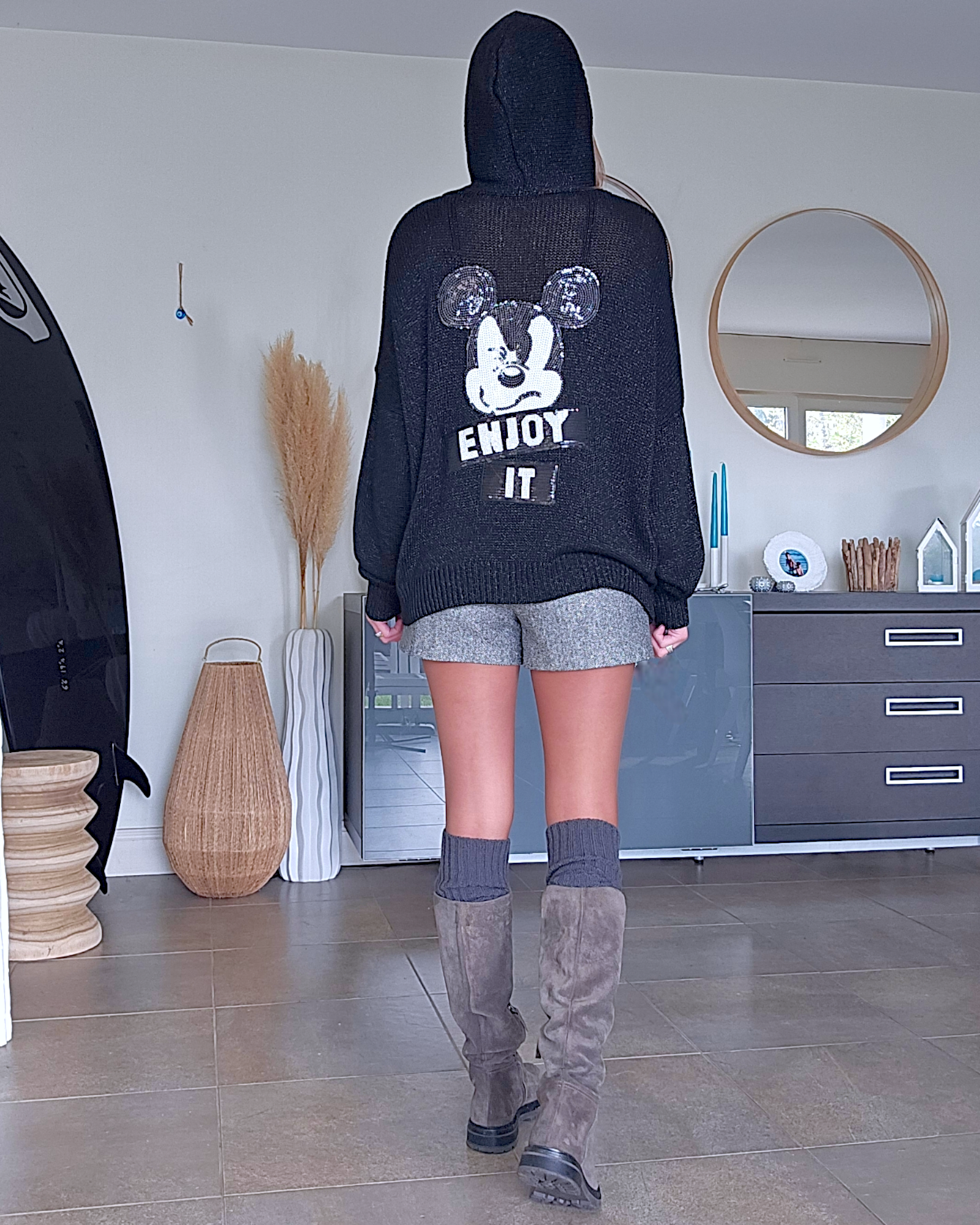 Pull à capuche enjoy