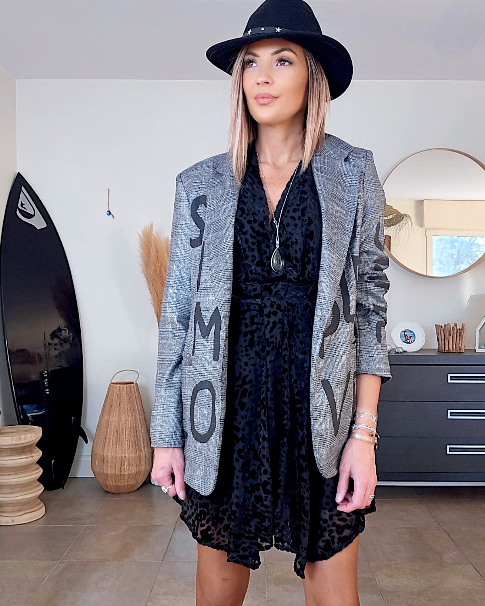 Robe léo noire