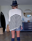 Pull marin avec étoile