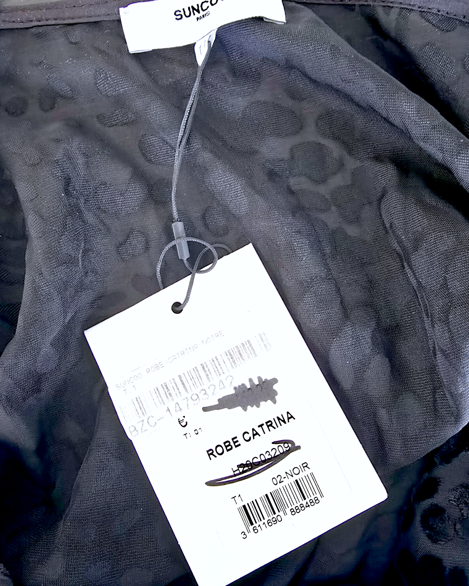 Robe léo noire