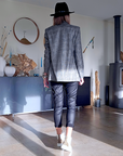 Veste star à tag coupe boy