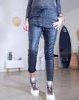 Jogg noir huilé