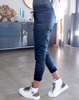 Jogg noir huilé