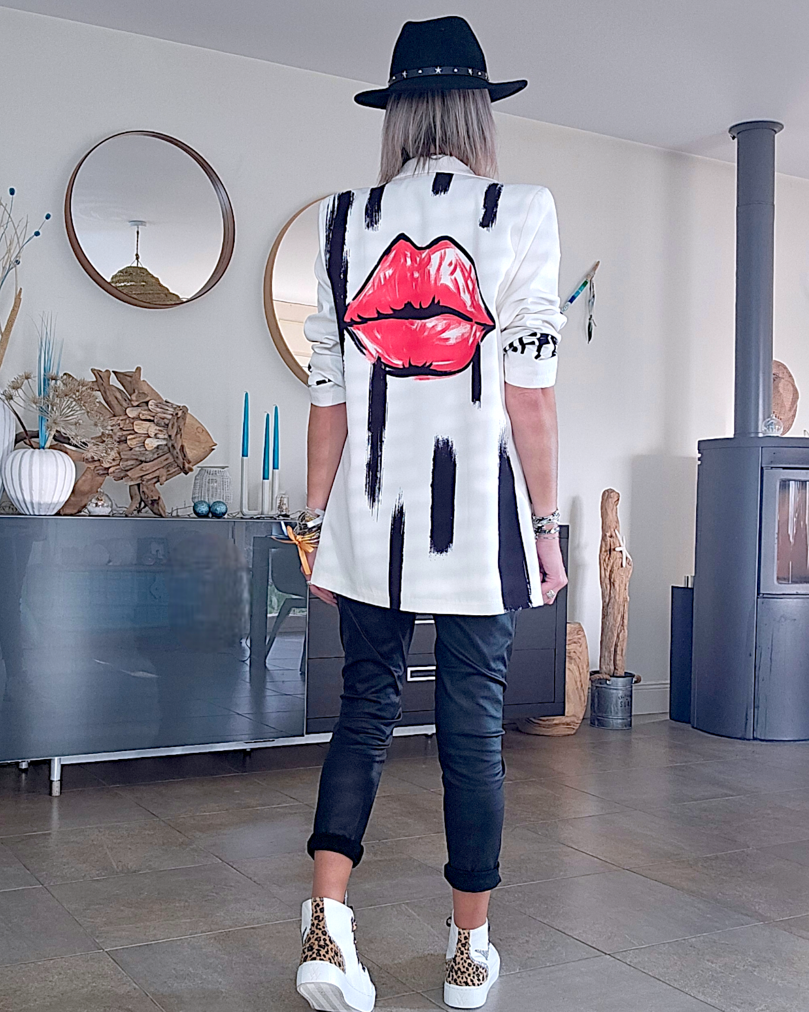 Veste bouche coupe boy