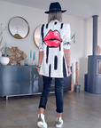 Veste bouche coupe boy