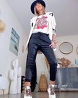 Veste bouche coupe boy