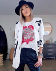 Veste bouche coupe boy