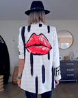 Veste bouche coupe boy