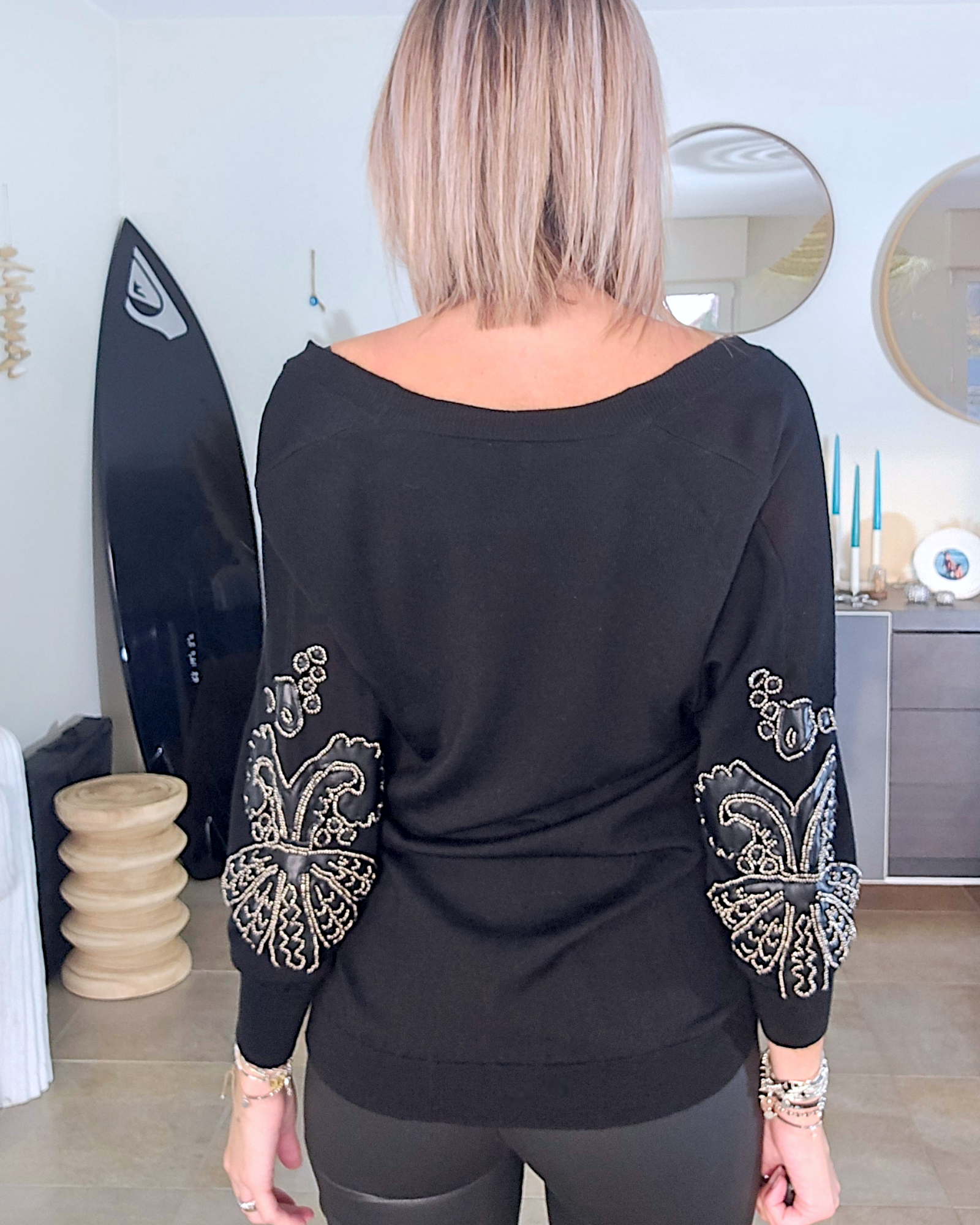 Gilet noir coudières