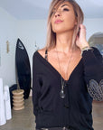 Gilet noir coudières
