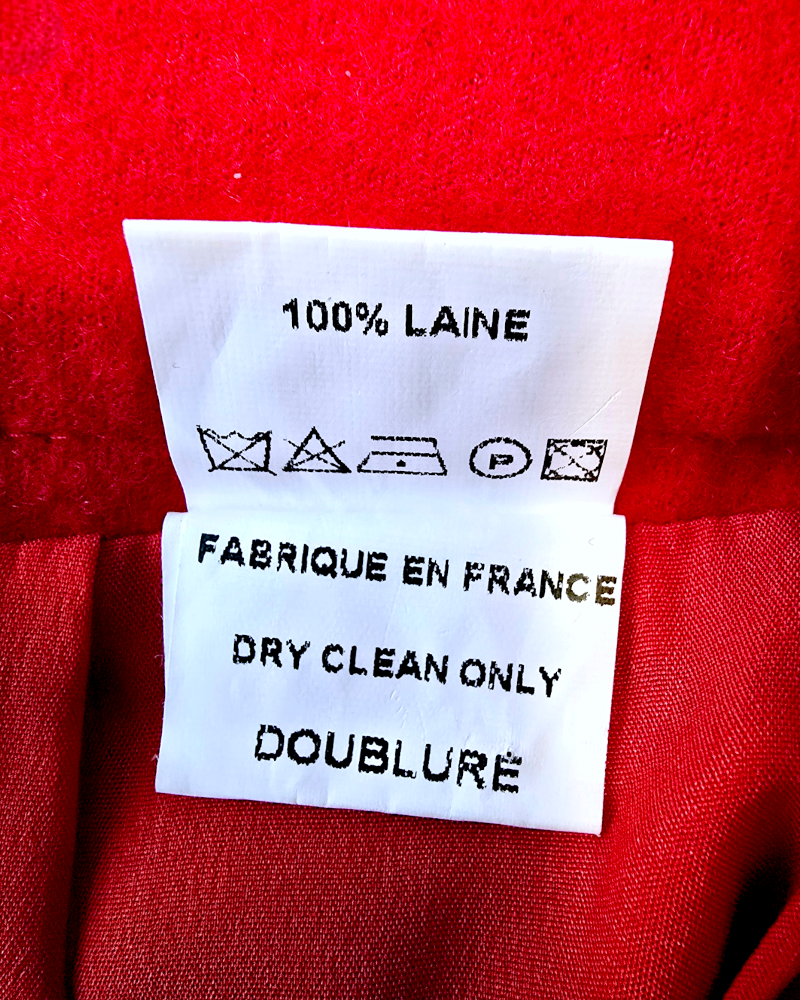 Jupe red en laine