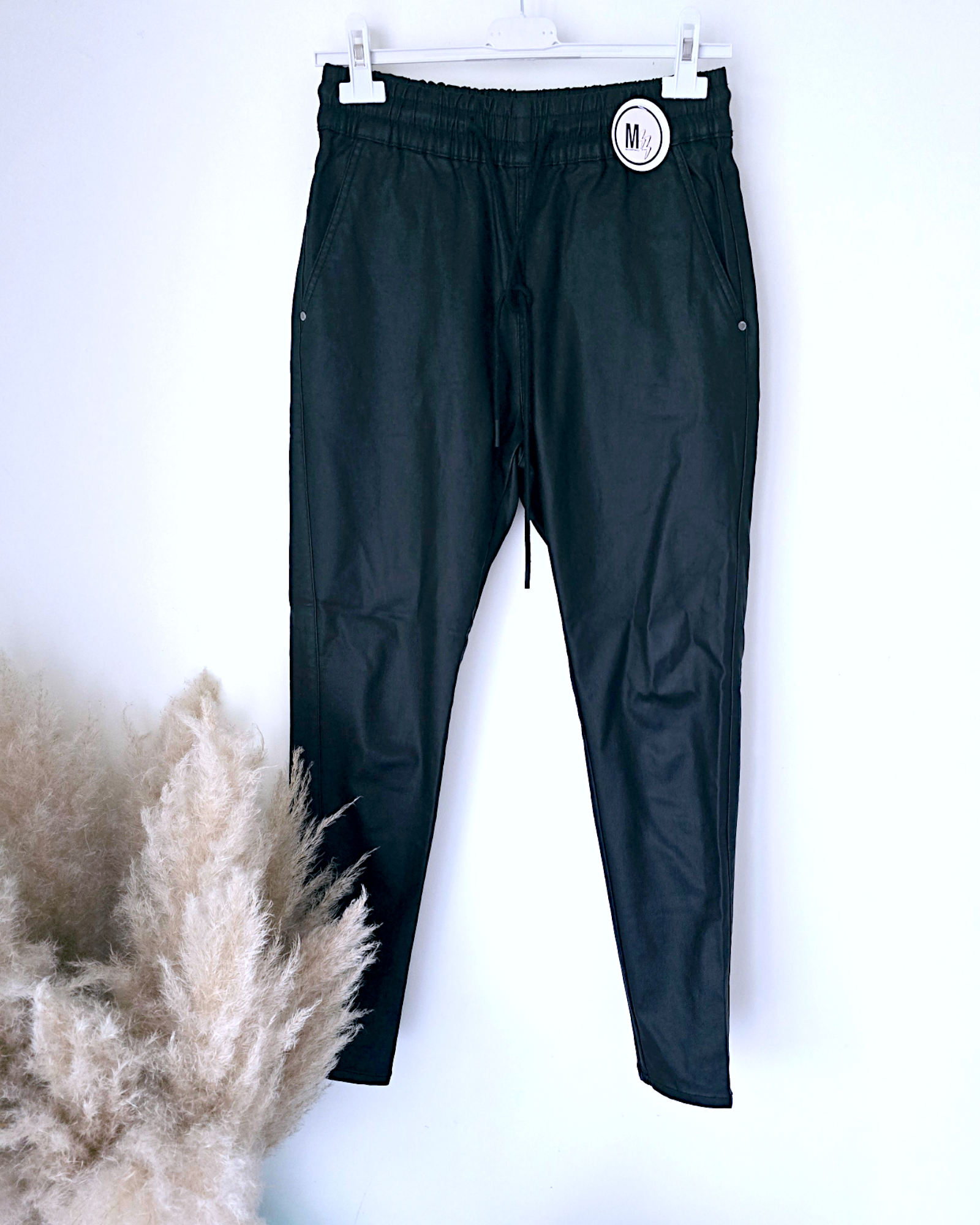 Jogg noir huilé