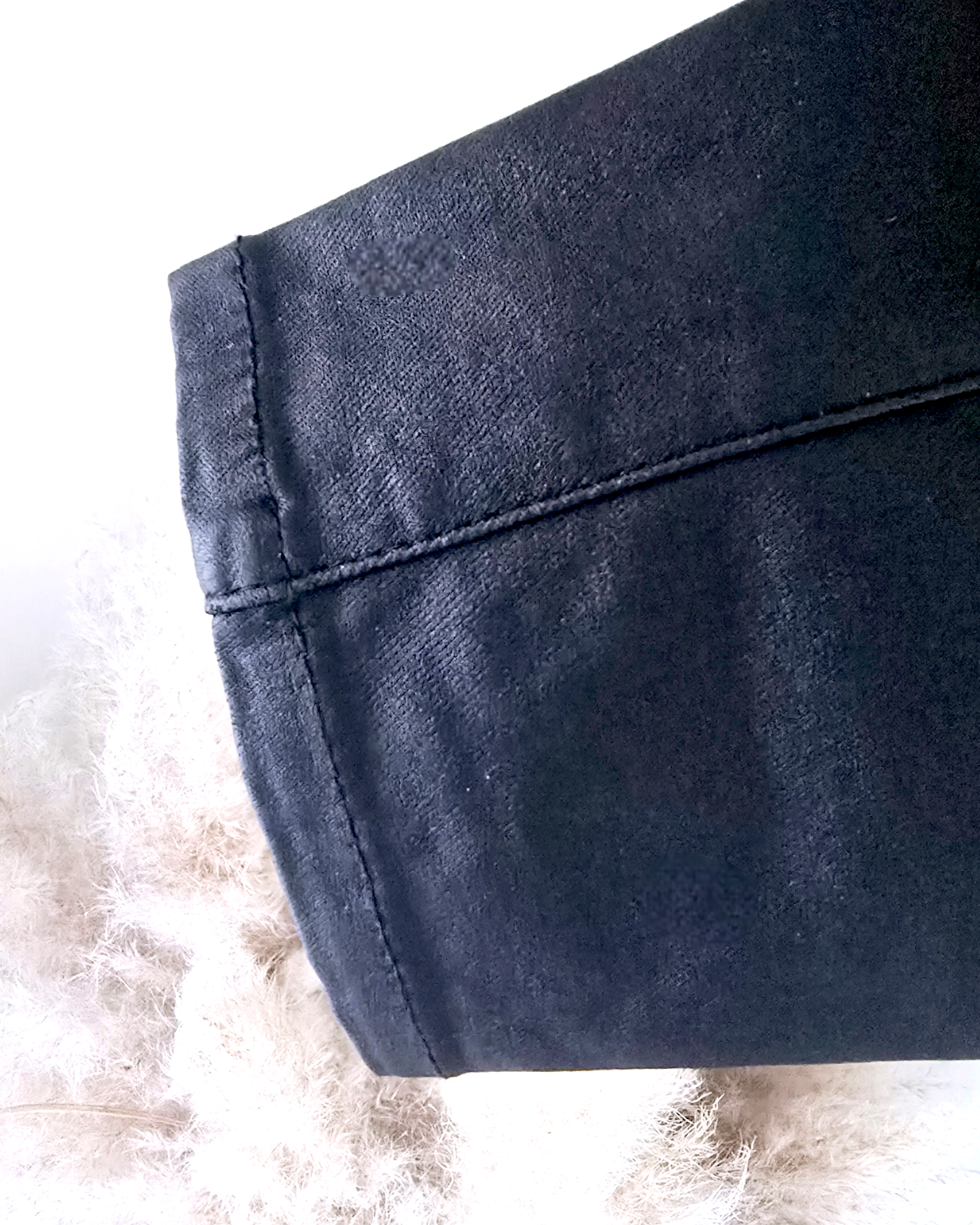 Jogg noir huilé