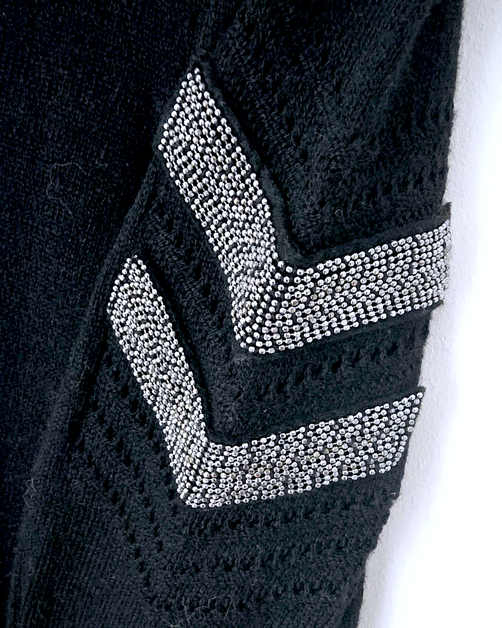 Pull col roulé noir