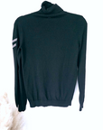Pull col roulé noir