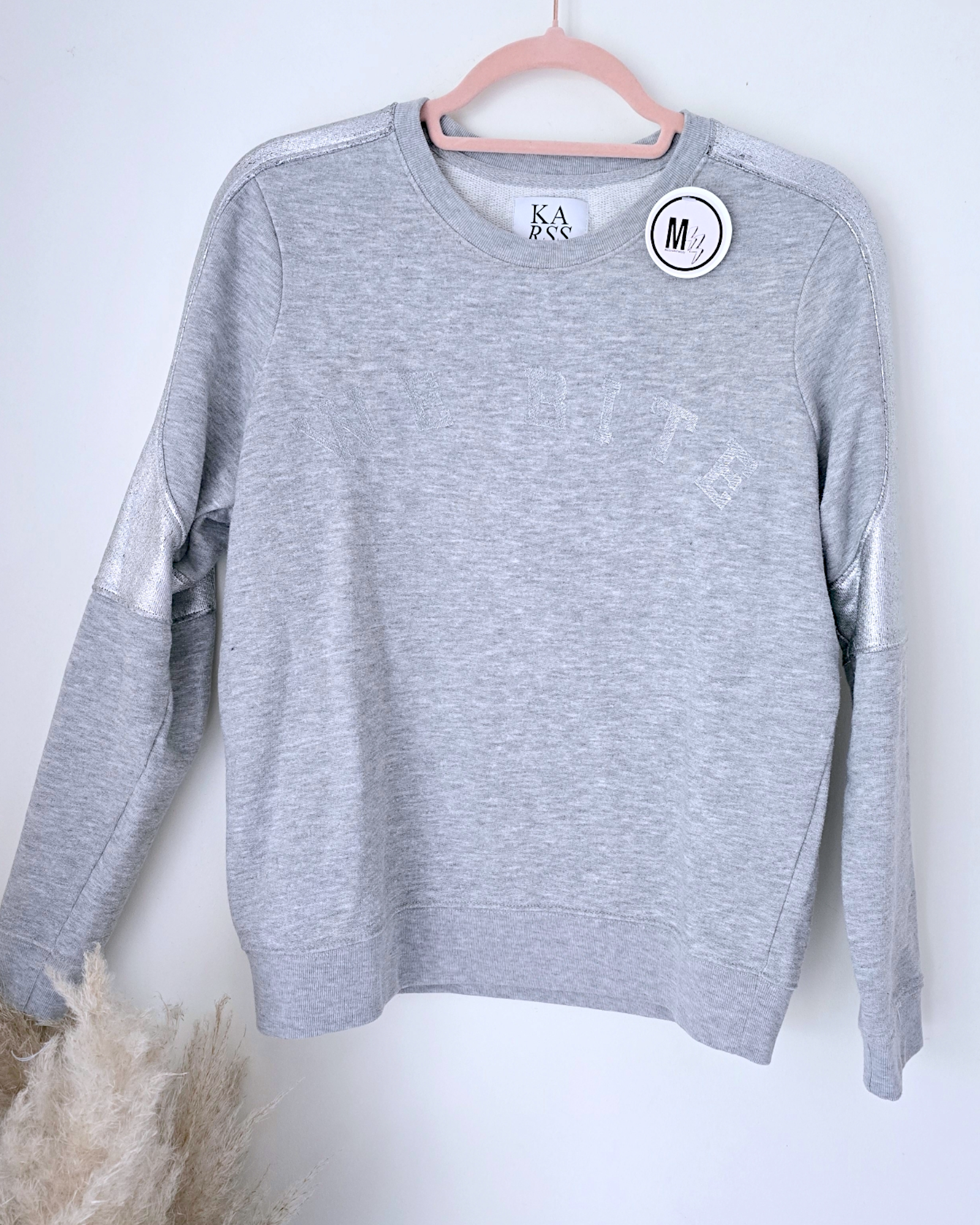Sweat gris argenté