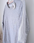 Sweat gris argenté