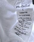 Tee-shirt col V à tag
