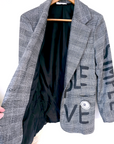 Veste star à tag coupe boy
