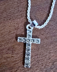 Parure collier et bracelet croix