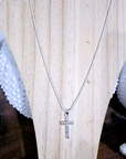 Parure collier et bracelet croix