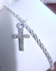 Parure collier et bracelet croix