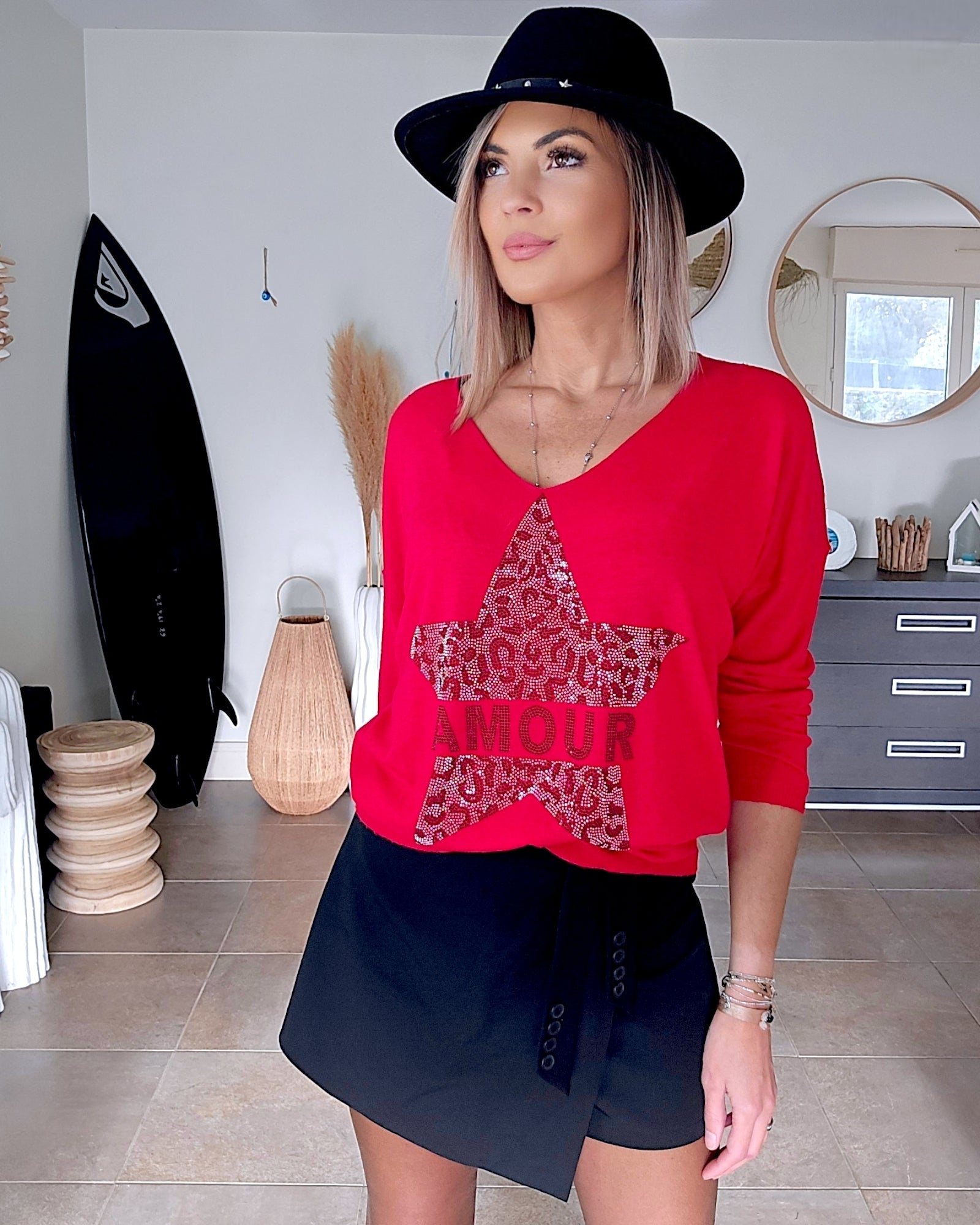 Jupe-short black