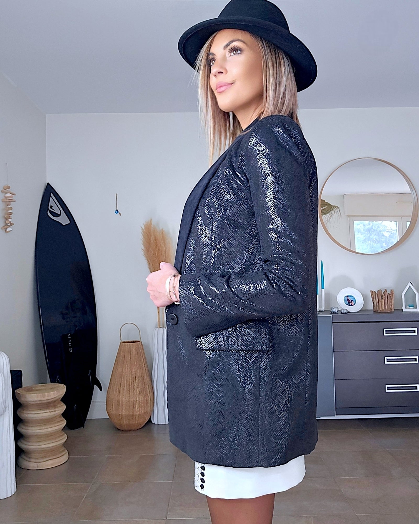 Veste rock python