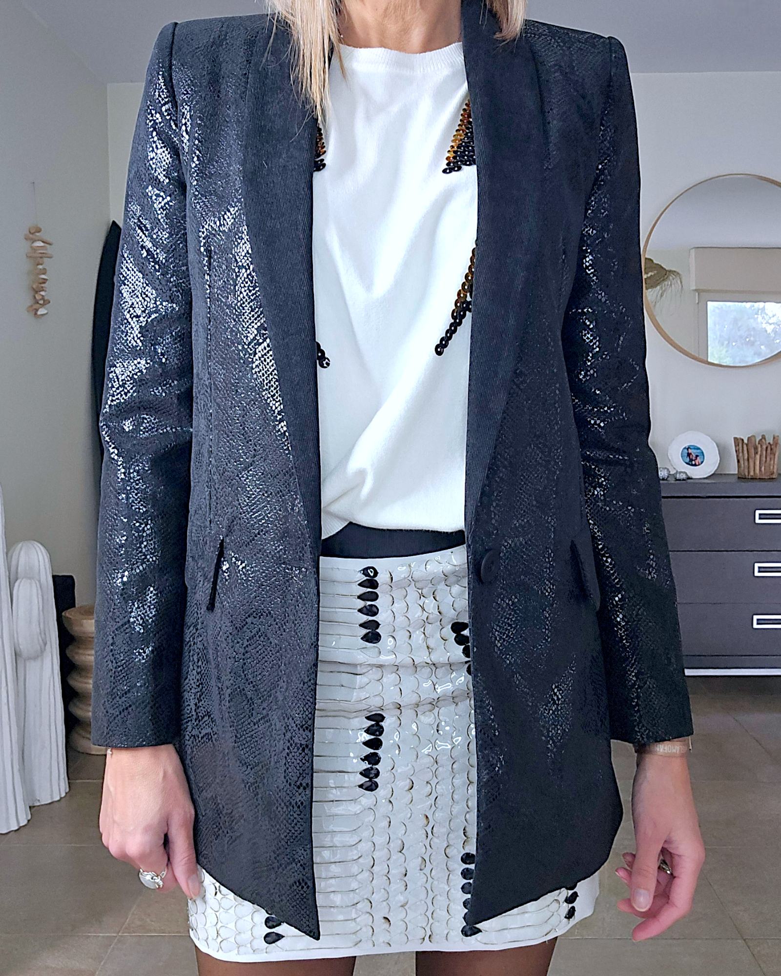 Veste rock python