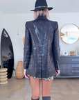 Veste rock python