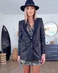Veste rock python