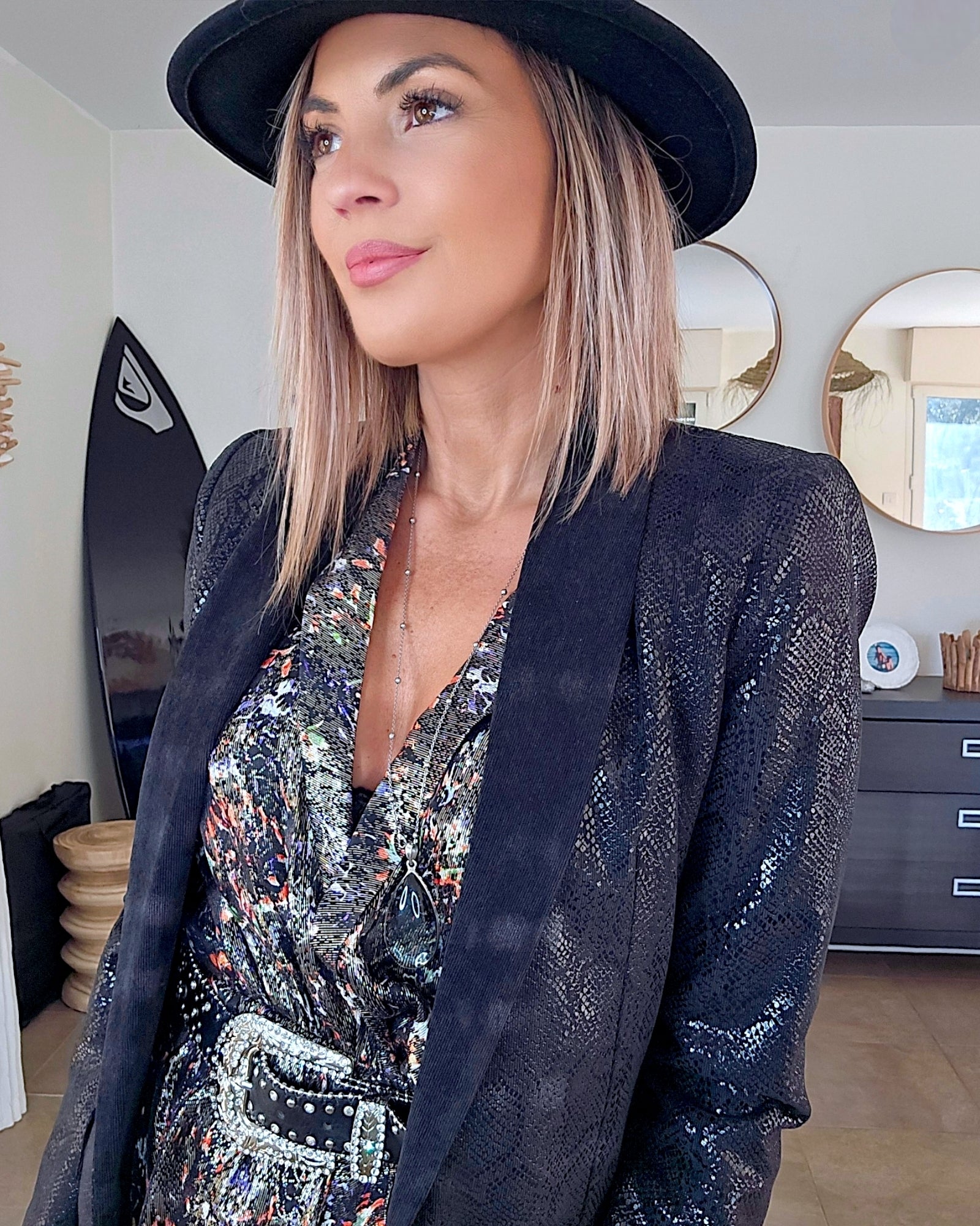 Veste rock python