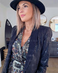Veste rock python