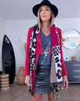 Perfecto en cuir skull