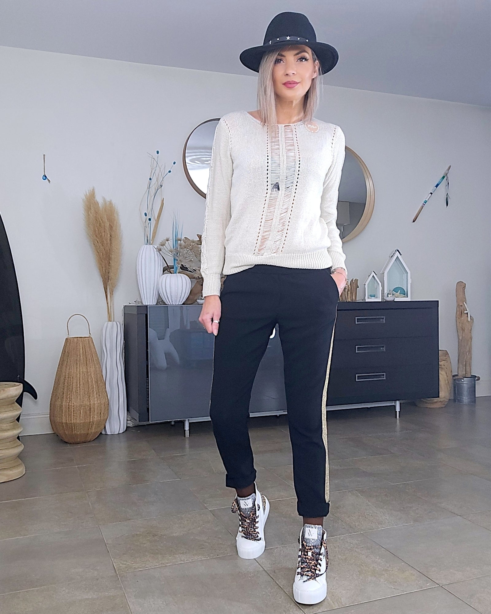 Pull ajouré