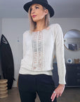 Pull ajouré