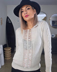 Pull ajouré