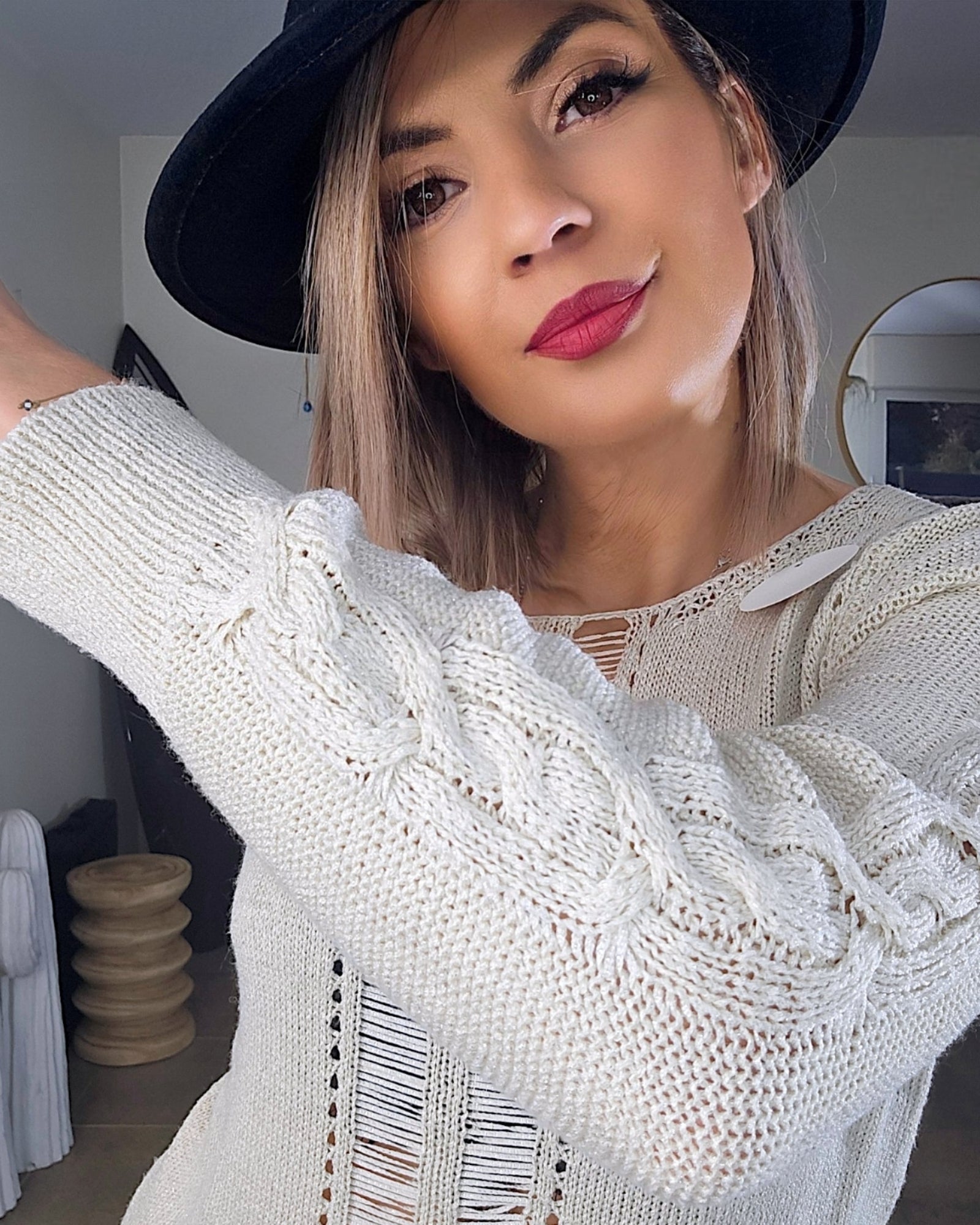 Pull ajouré