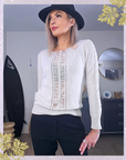 Pull ajouré