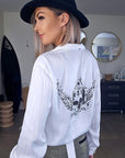 Chemise fluide skull